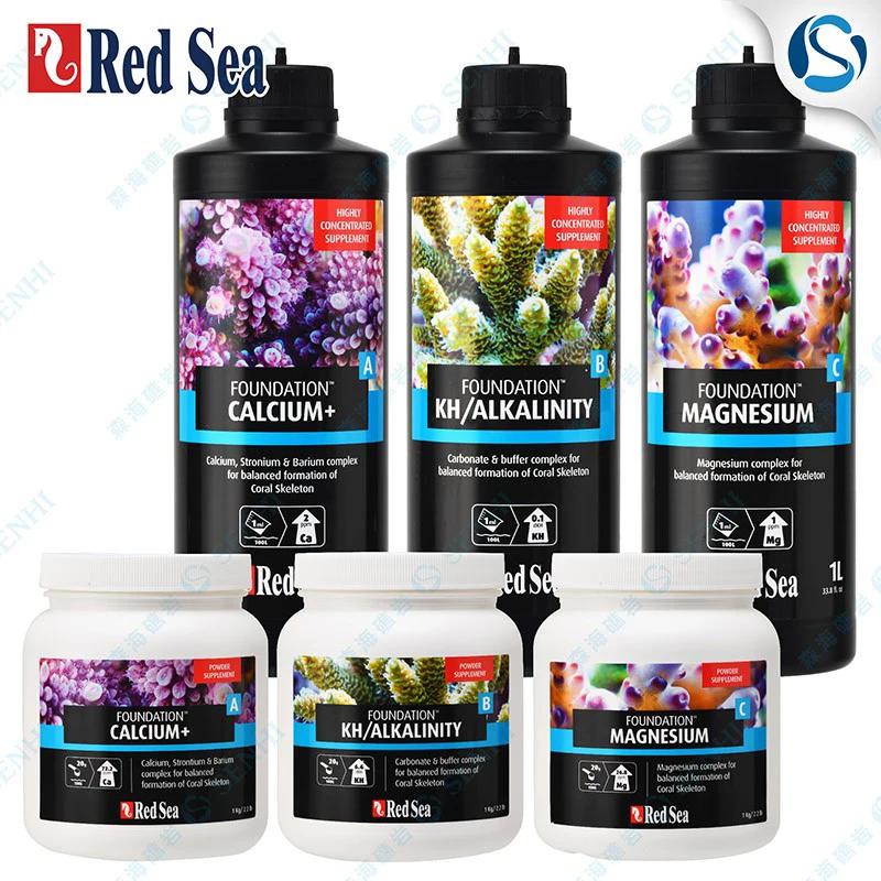 Marine Aquarium Water Test Kit - 레드 씨 파운데이션 ABC 보충제 칼슘
