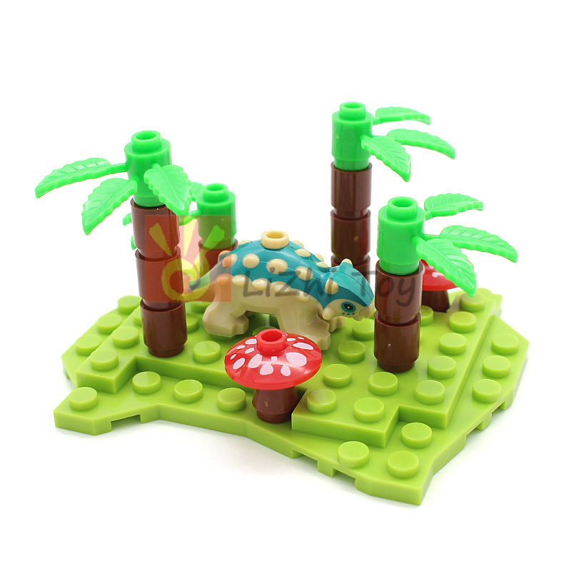 Marine Zoo - MOC 67443pb02 공룡 아기 Ankylosaurus 빌딩