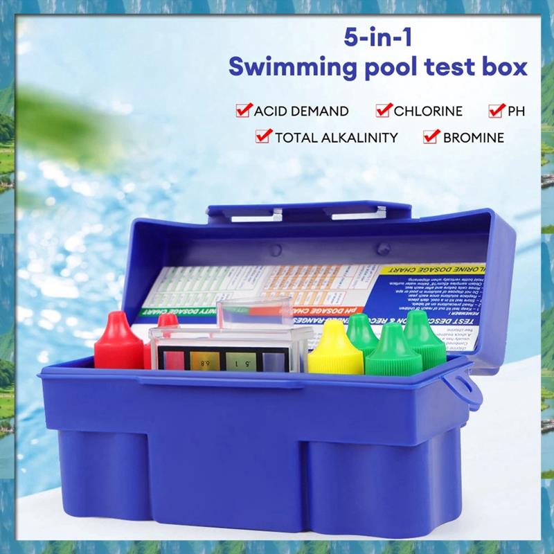 Marine Aquarium Water Test Kit - 새로운 5-way 테스트 키트 (수영장 &