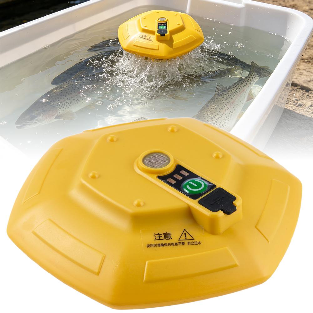 Marine Aquarium Equipment - 휴대용 수상 어항 산소 펌프, 3000mAh