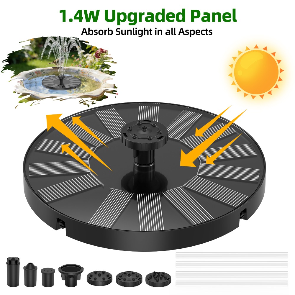 Marine Aquarium Equipment - 새로운 1.4W 태양광 분수, 안정적이고 내구성