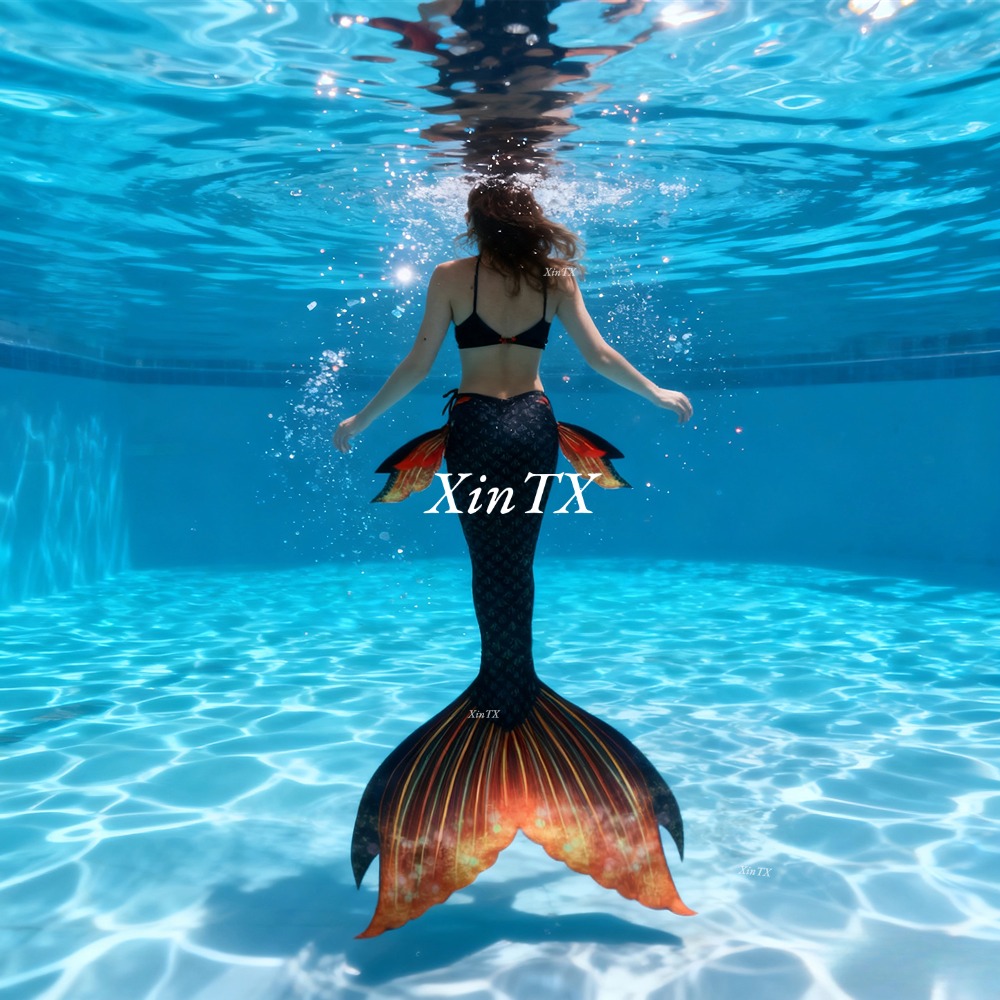 Aquarium & Marine Museum - 성인용 인어 꼬리 수영복, 어울리는 브라