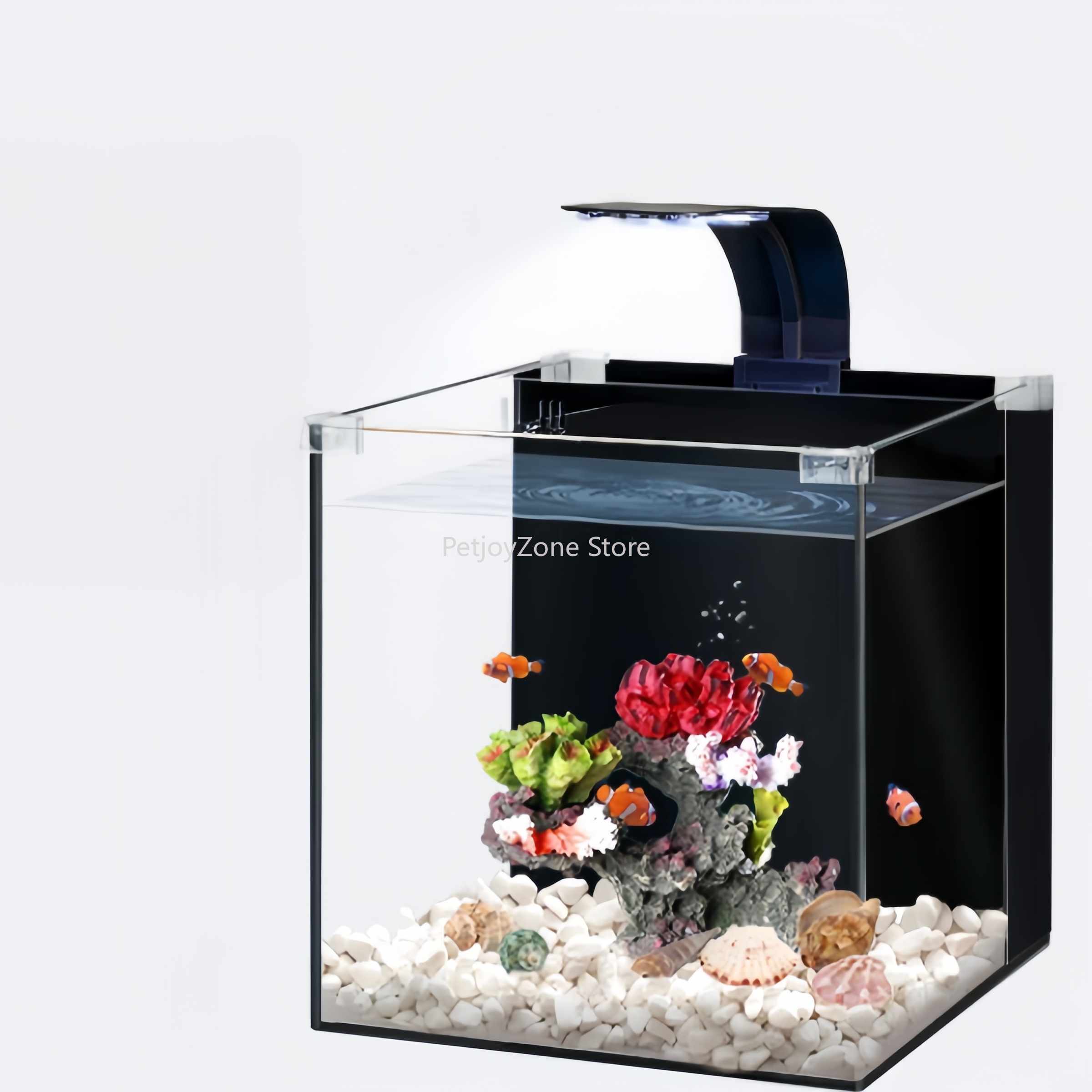 Aquarium Marine Clearwater - 초투명 유리 고급 미니 해수어항 거실용