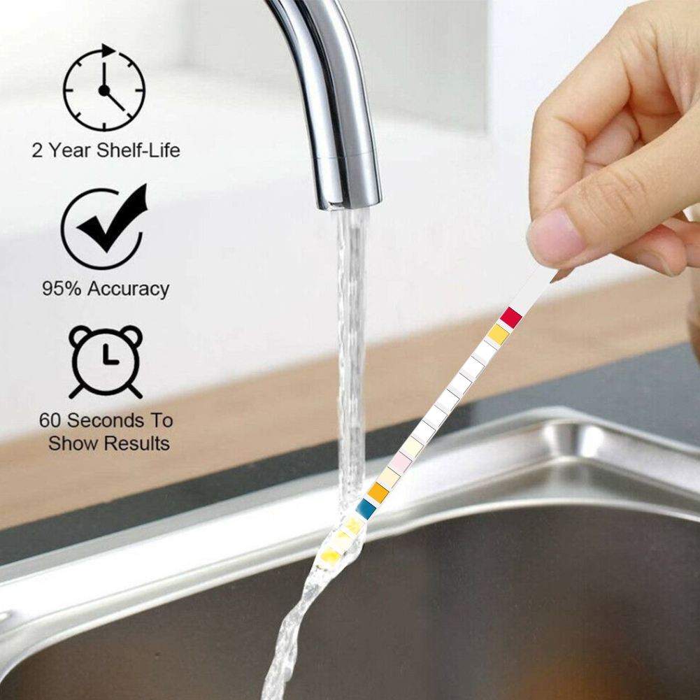 Yieryi 16 in 1 물 테스트 스트립 100개  - Marine Aquarium Water Test Kit 리뷰 및 가격