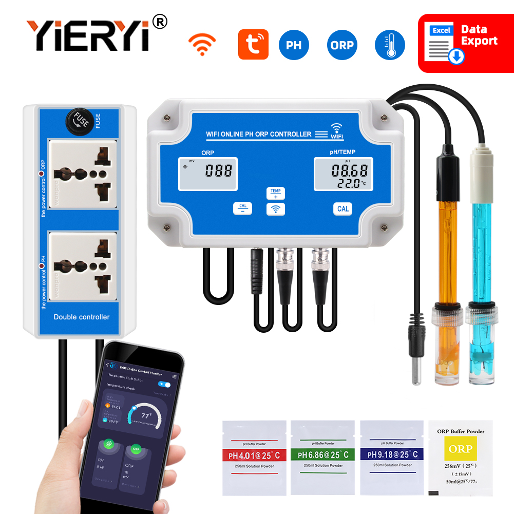 스마트 WIFI 온라인 미터 PH ORP 온도 수족관  - Marine Aquarium Water Test Kit 리뷰 및 가격