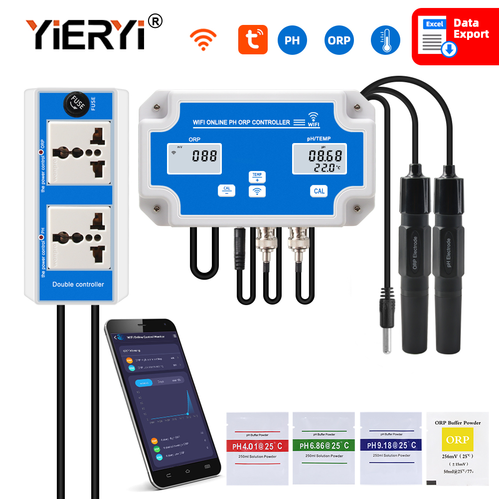 스마트 WIFI 온라인 미터 PH ORP 온도 수족관  - Marine Aquarium Water Test Kit 리뷰 및 가격