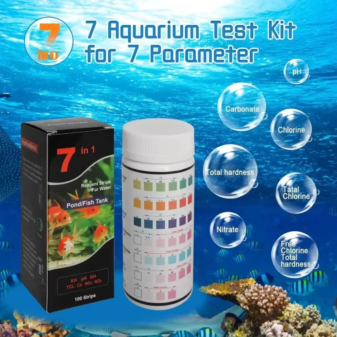 7-in-1 수족관 담수 pH 테스트 스트립 키트 -  - Marine Aquarium Water Test Kit 리뷰 및 가격