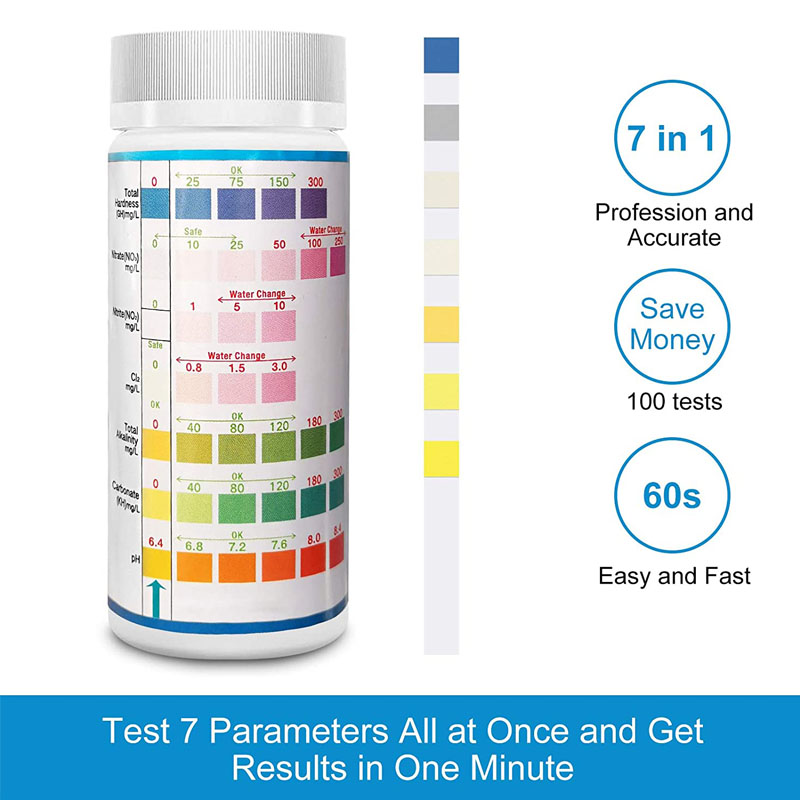 7-IN-1 수족관 테스트 스트립 PH NO3 감지 1 - Marine Aquarium Water Test Kit 리뷰 및 가격