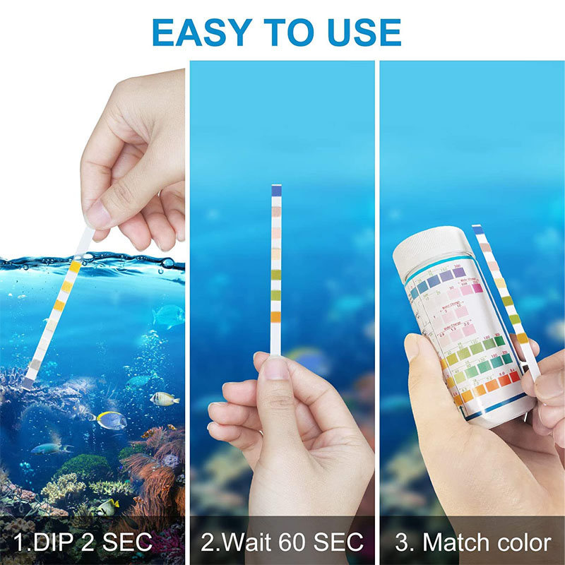 7-IN-1 수족관 테스트 스트립 PH NO3 감지 1 - Marine Aquarium Water Test Kit 리뷰 및 가격
