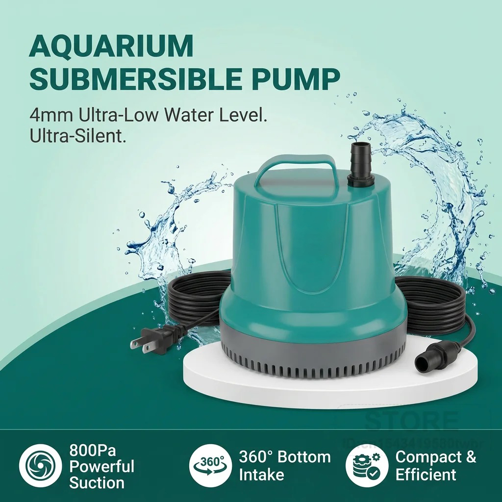 수중 수족관 펌프 800Pa 흡입력 4800L/H 얕은 - Marine Aquarium Equipment 리뷰 및 가격