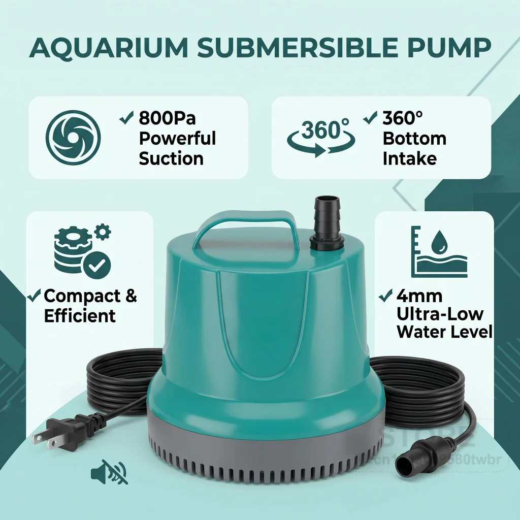 수중 수족관 펌프 800Pa 흡입력 4800L/H 얕은 - Marine Aquarium Equipment 리뷰 및 가격