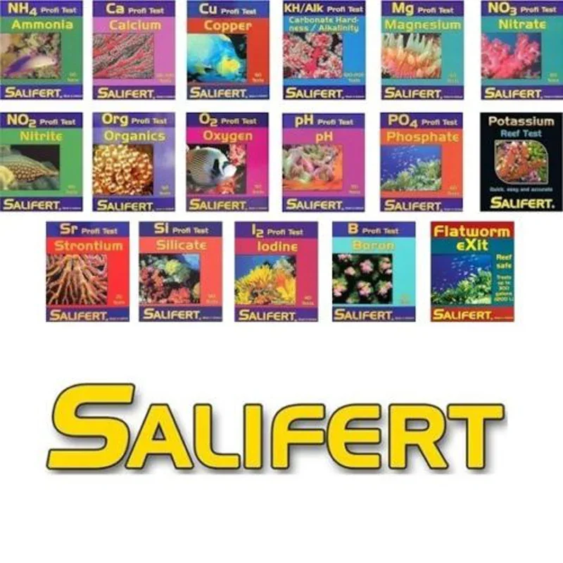 Salifert 테스트 키트 Ca 칼슘 Cu I2 KH - Marine Aquarium Water Test Kit 리뷰 및 가격