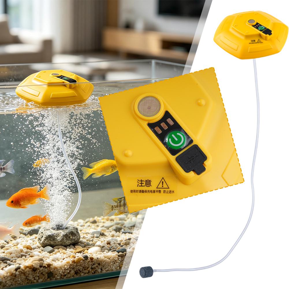 휴대용 수상 어항 산소 펌프, 3000mAh 충전식 에 - Marine Aquarium Equipment 리뷰 및 가격