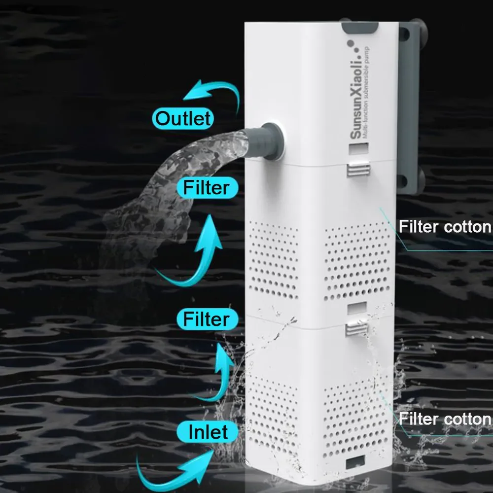3 In 1 수족관 필터 펌프 수족관 공기 펌프 웨이브 - Marine Aquarium Equipment 리뷰 및 가격