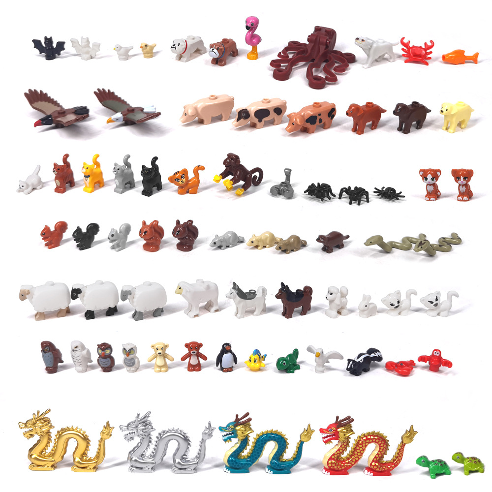 MOC 1PCS 프린트 동물원 동물 컬렉션 갈매기 펭귄 - Marine Zoo 리뷰 및 가격