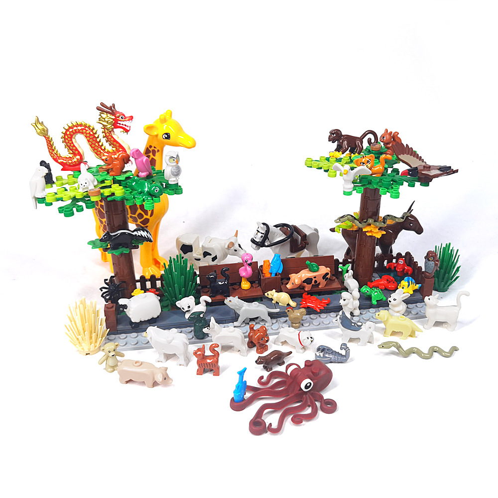 MOC 1PCS 프린트 동물원 동물 컬렉션 갈매기 펭귄 - Marine Zoo 리뷰 및 가격